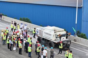 常州市道路预防性养护观摩现场 高远路业新技术“零距离”呈现